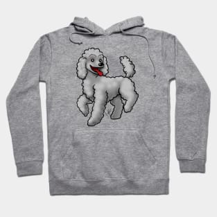 Dog - Poodle - Gray Hoodie